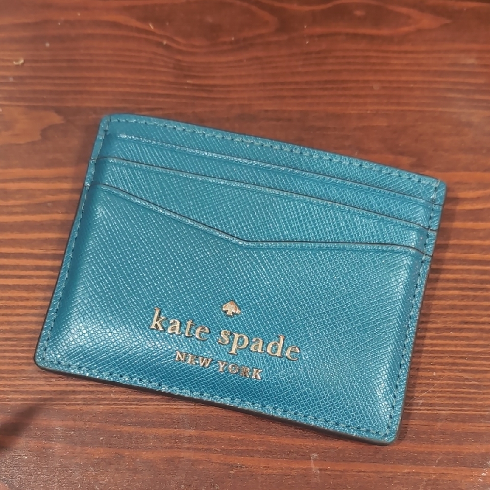Kate Spade Teal Card Holder